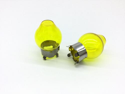 H4 LEDヘッドライトバルブ用 イエローキャップ