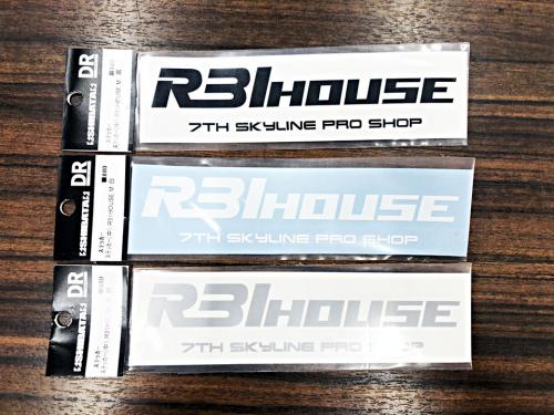 R31HOUSE 7TH SKYLINE PROSHOPステッカー(大・ホワイト)