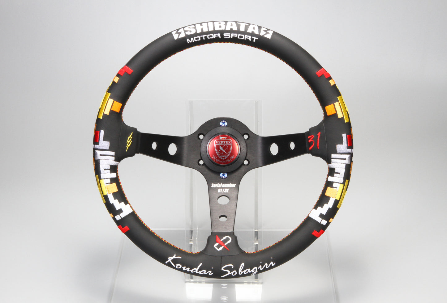 SHIBATA MOTOR SPORT ステアリング 広大 Version (DEEP Type)