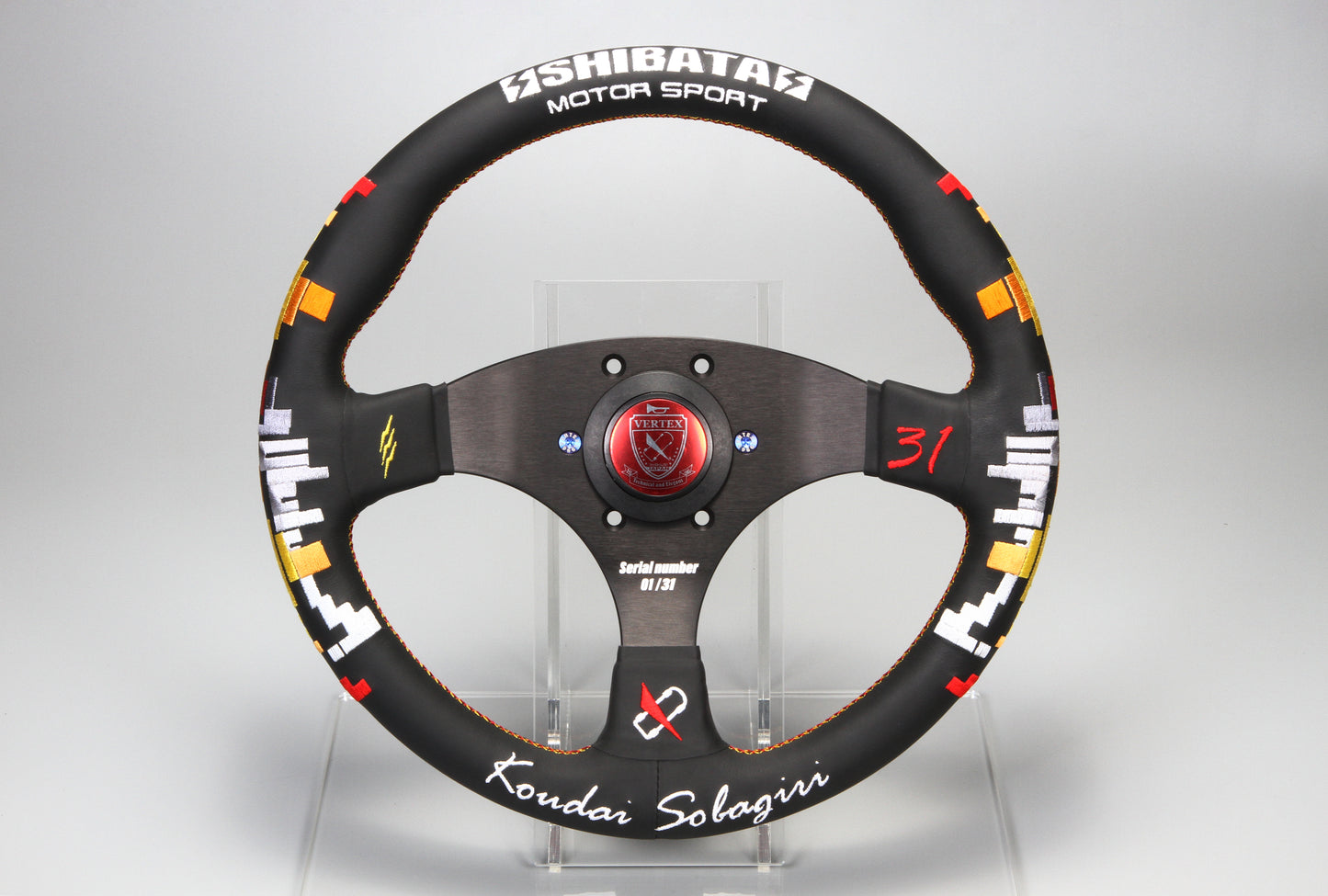 SHIBATA MOTOR SPORT ステアリング 広大 Version.(FLAT Type)